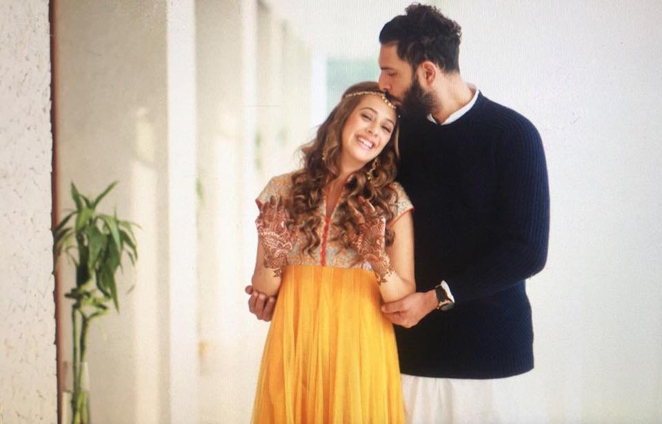 Yuvraj Singh and Hazel Keech