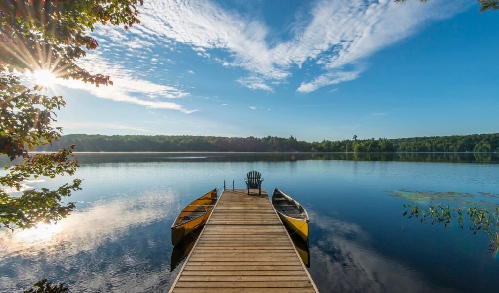 Wooden-Pier-on-Lake